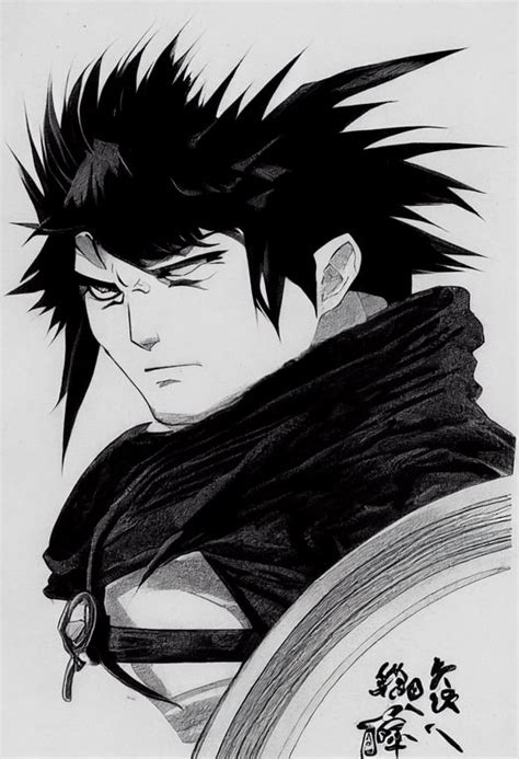 Anime Male Ninja With Black Hair