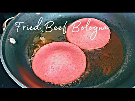 Throwback Fried Beef Bologna Sandwich Youtube