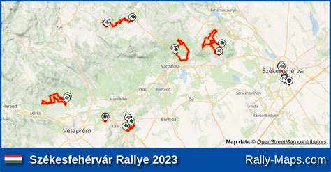 Maps Székesfehérvár Rallye 2023 ORB Rally Maps