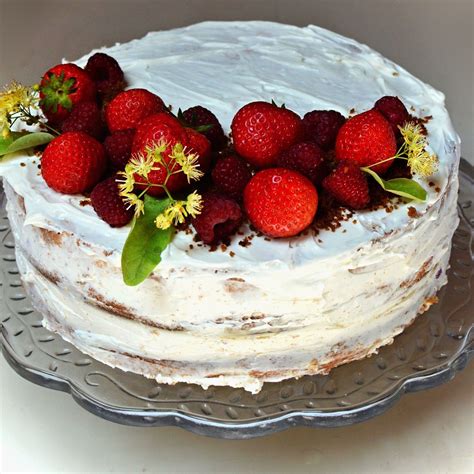 Naked Cake Dort Nah S Mascarpone A Jahodami