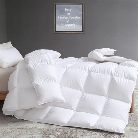 Amazon Downmemory Goose Down Comforter Queen Size Ultra Soft And