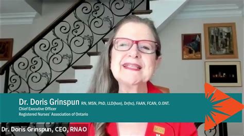 Nursing Week 2021 Message From Rnao Ceo Doris Grinspun And President