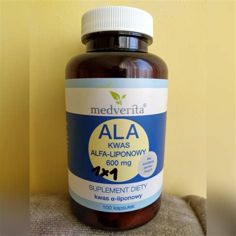 Medverita ALA Kwas Alfa Liponowy 600mg 100 Kaps Mielec Kup Teraz Na