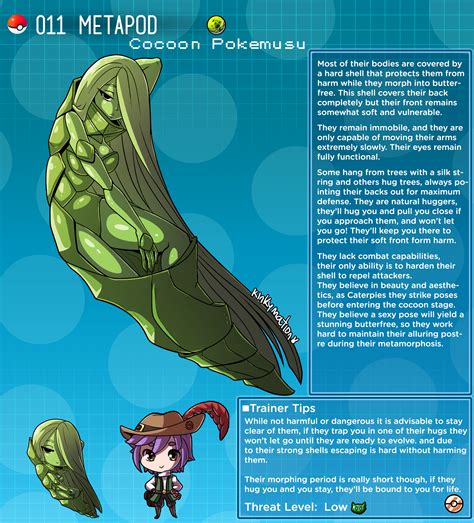 Terrance Rainer And Metapod Pokemon Drawn By Kinkymation Danbooru