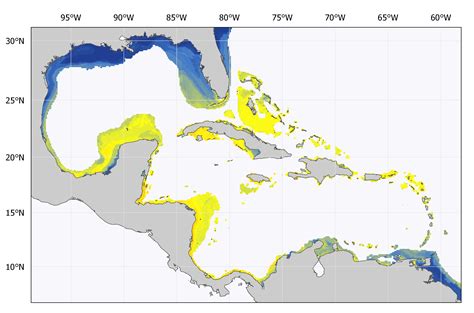 Stoplight Parrotfish Sparisoma Viride Habitat Suitability Maps