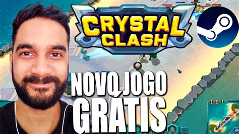 Novo Jogo Na Steam Que Roda Em Pc Fraco Crystal Clash Gameplay Moba