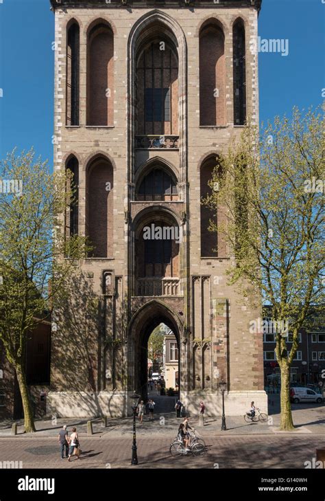 Utrecht Dom Square With Cathedral Tower Dom Tower Domtoren Cathedral