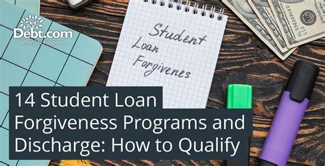 14 Student Loan Forgiveness Programs And Discharge How To Qualify