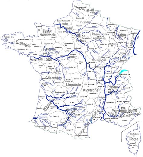 Carte Des Rivi Res De France Carte