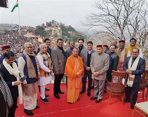 In Pics Jai Ram Thakur Sworn In As Himachal CM