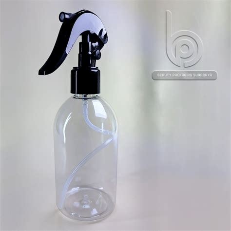 Jual Botol Plastik Ml Oval Bening Tutup Spray Trigger Shopee Indonesia