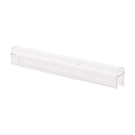 CRL PCR12 Clear Translucent Vinyl Bulb Seal for 1/2 (12 mm) Glass - 95" Stock Length