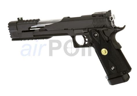 WE HI CAPA 7 DRAGON Full Metall Pistole Black GBB AIRSOFT