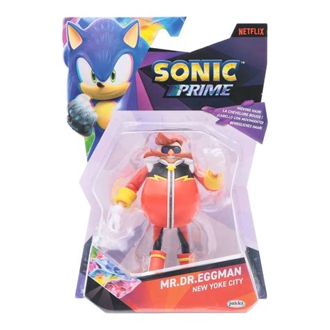 Figura Sonic Prime Dr Eggman Rojo Walmart