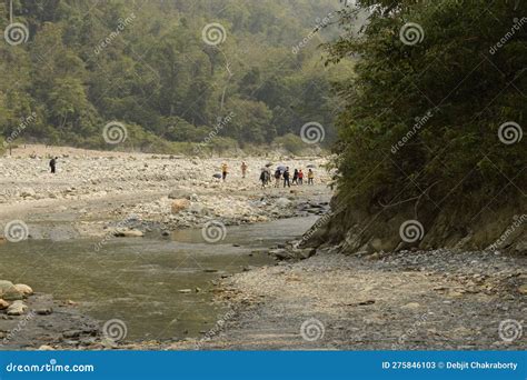 Hiking on Jayanti River Trail Editorial Stock Photo - Image of ...