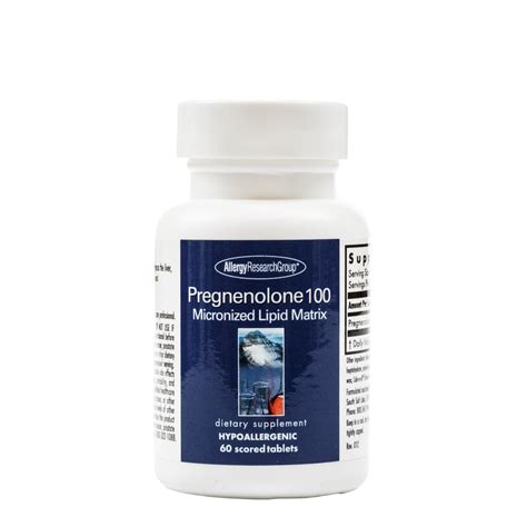 Pregnenolone Mg C Allergy Research Group Arcana Empothecary