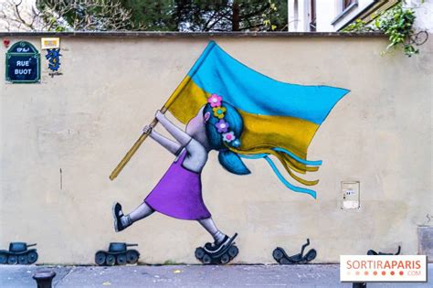 Quand le Street Art soutient l Ukraine à Paris Sortiraparis