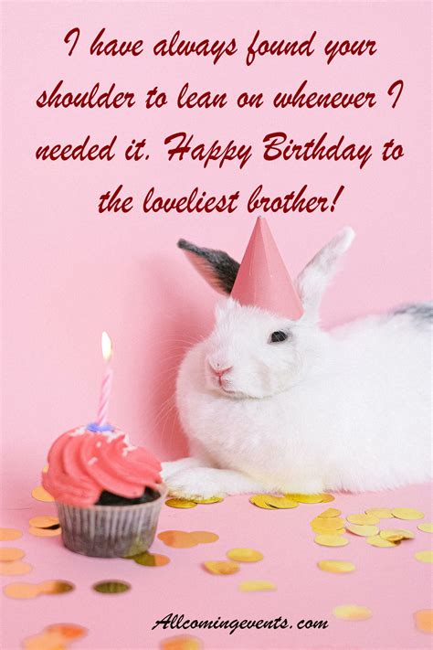 HAPPY BIRTHDAY WISHES FOR BROTHER - BROTHER LOVE