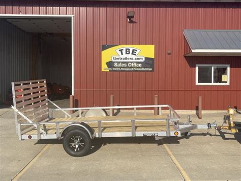 2023 Trophy Trailers Aluminum Rail Utility Trailer Tbe Equipment