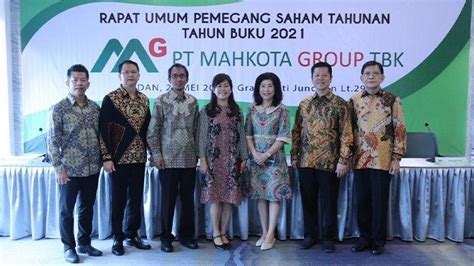 PT Mahkota Group Tbk RUPST 2022 Tribun Medan