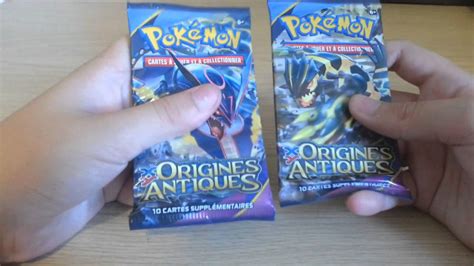 Ouverture De Booster Pokemon Origines Antiques Enfin YouTube