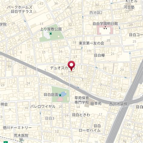 東京都豊島区西池袋2－3－8 の地図 Mapfan