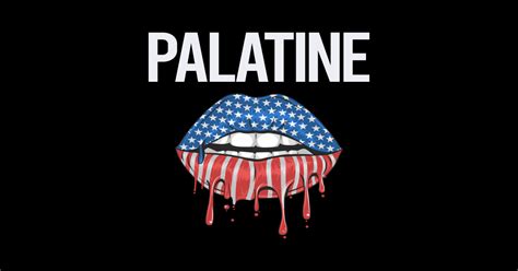 USA Flag Lips Palatine - Palatine - Posters and Art Prints | TeePublic