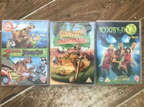 4 SCOOBY DOO Dvds Legend Phantosaur Movie Whats New V9 & 10 Spooky Case ...