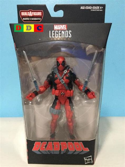 MARVEL LEGENDS DEAD-POOL WAVE 90's DEADPOOL SASQUATCH BAF WAVE ACTION ...