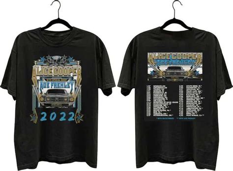 Alice Cooper Tour 2022 T-Shirt - Bluefink