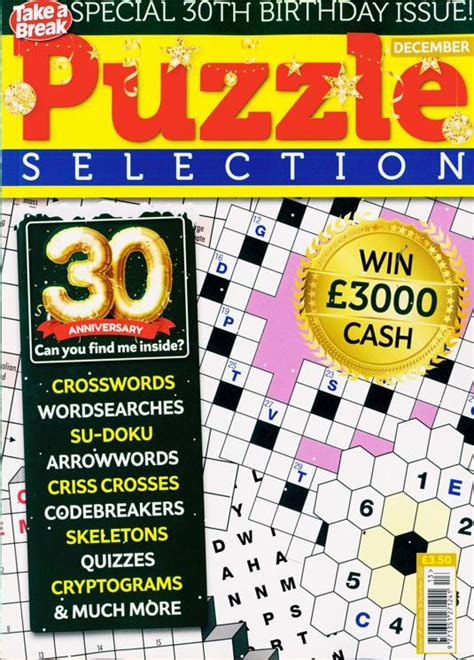 Take A Break Puzzle Selection Magazine Subscription Buy At Newsstand