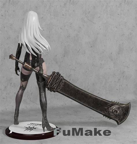 Stl File Nier Automata Two Handed Sword Beastlord D