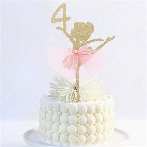 Buy Ballet Cake Topper To Years Old Ballerina Birthday Cake