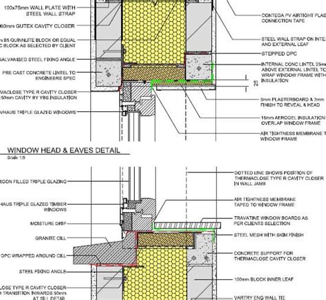 Passivhaus Wide Cavity Cold Bridge Reduced Window Closer Det On Twitpic Passive House