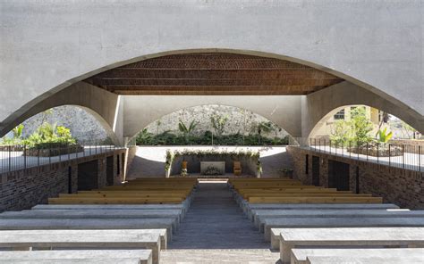 Open Air Brutalist Chapel Built For Mexican Town In Post Earthquake