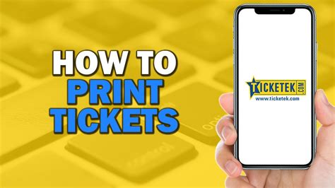 How To Print Tickets Or Access Mobile Tickets On Ticketek Easiest Way