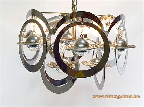 1960s Chrome Saturn Chandelier Vintageinfo All About Vintage Lighting