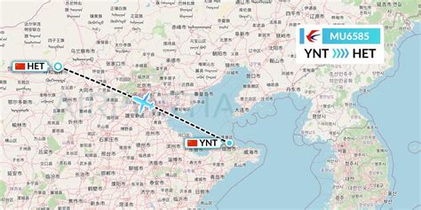 MU6585 Flight Status China Eastern Airlines Yantai To Hohhot CES6585