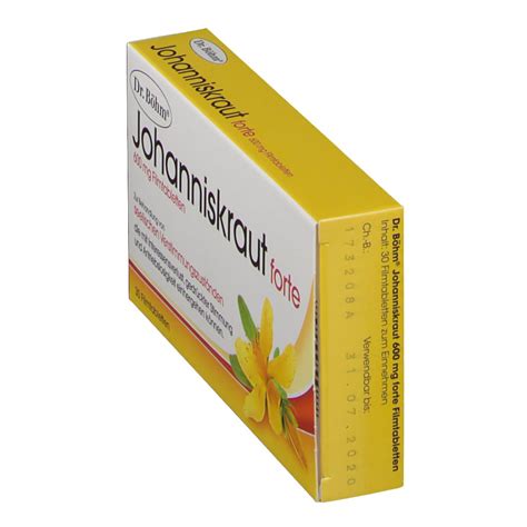 Dr Böhm Johanniskraut 600 mg forte Filmtabletten shop apotheke at