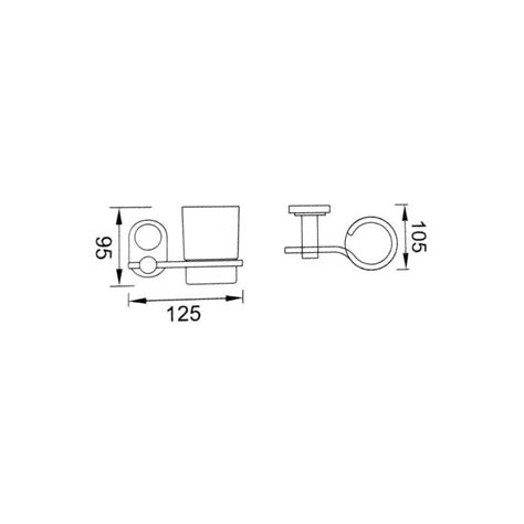 Shaya Azar Prime Unity Wy G Stainless Steel Bathroom Accessory