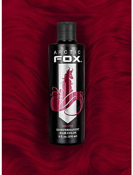 Arctic Fox Semi Permanent Wrath 8 Oz Hair Dye Fox Hair Dye Dyed