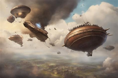 Airship Battle 5 by SpartacusPrime1 on DeviantArt