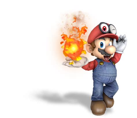 Smash Styled Render No1 Mario By Thenightcapking On Deviantart