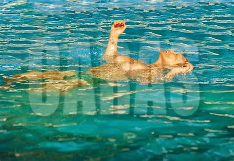 Carmen Barbieri Swimming Naked