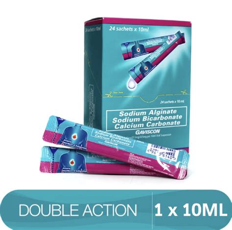 GAVISCON Double Action Sachet 10ml 3 Sacet Lazada PH