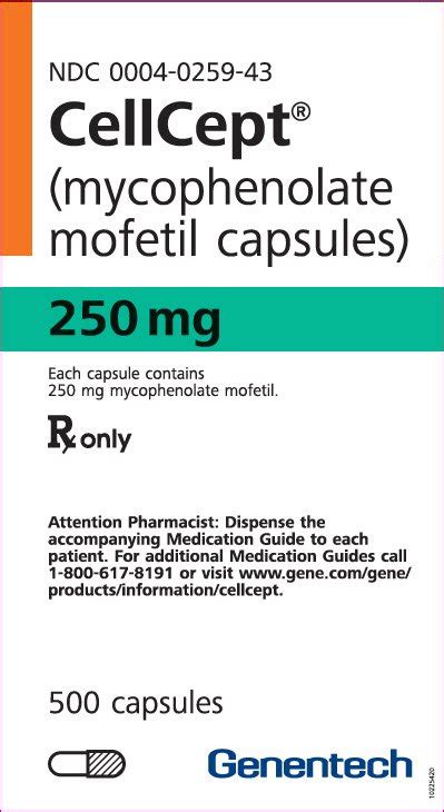 Cellcept Fda Prescribing Information Side Effects And Uses