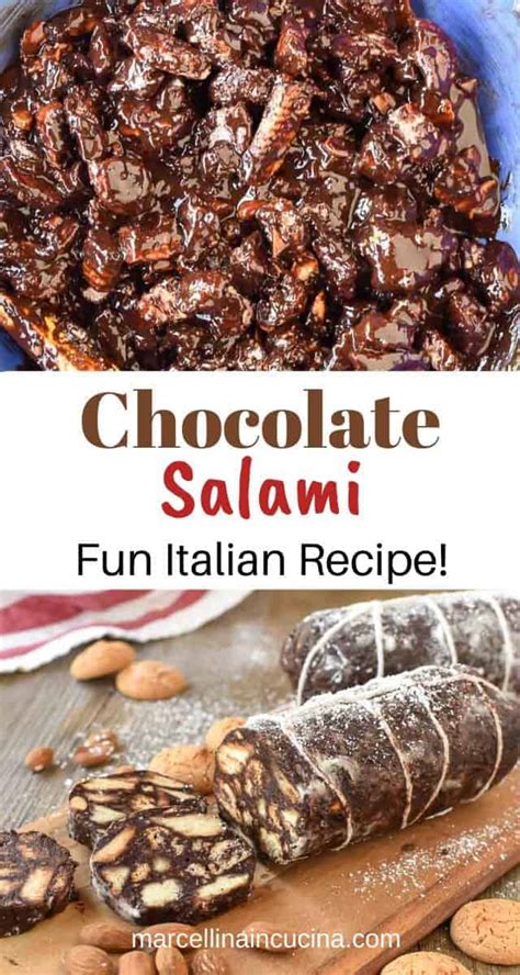 Italian Chocolate Salami Easy And No Bake