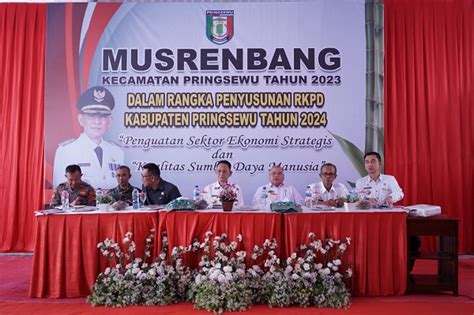 Pemkab Pringsewu Gelar Konsultasi Publik Rancangan Awal Rkpd 2024