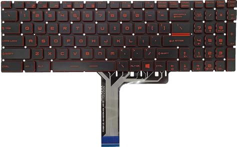 Teclado de repuesto para portátil MSI GS75 GF75 GL75 GE75 GL65 GL62