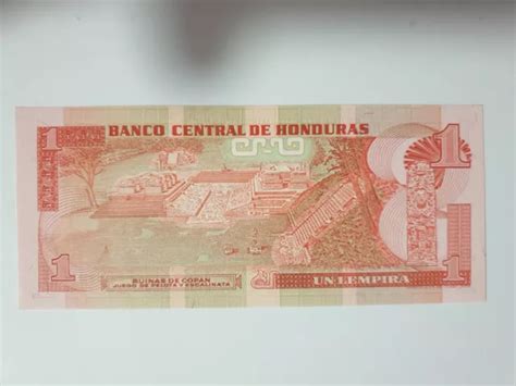 HONDURAS 1 LEMPIRA 1980 84 Unc Paper Banknote BF 8097312 2 00